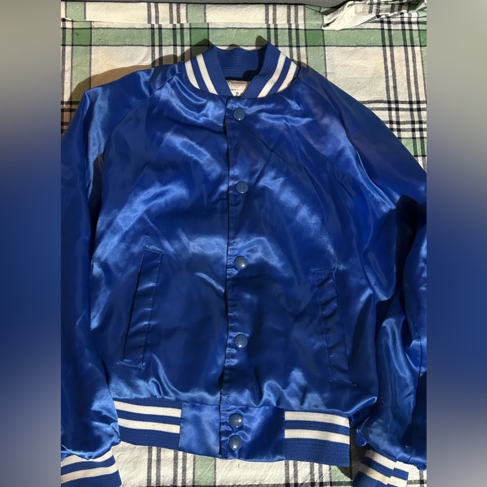 Vintage 1980s Medina Sports Button Up Jacket Youth Size 10-12